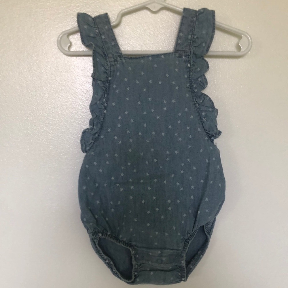 Carter’s star denim overalls